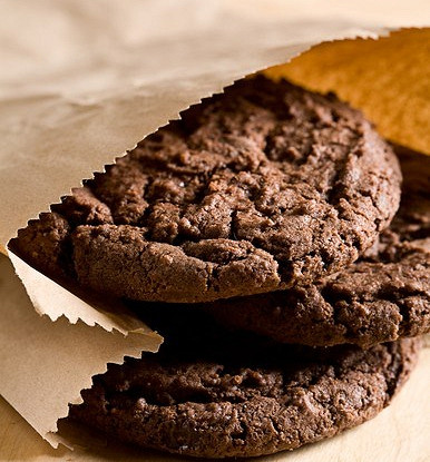 Шоколадно-кофейное воздушное печенье