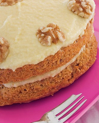 Медово-ореховый торт со сливочным кремом