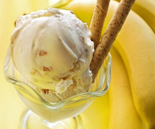 Банановое мороженое с ликером