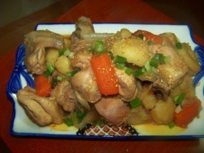 Курица в соевом соусе с кленовым сиропом