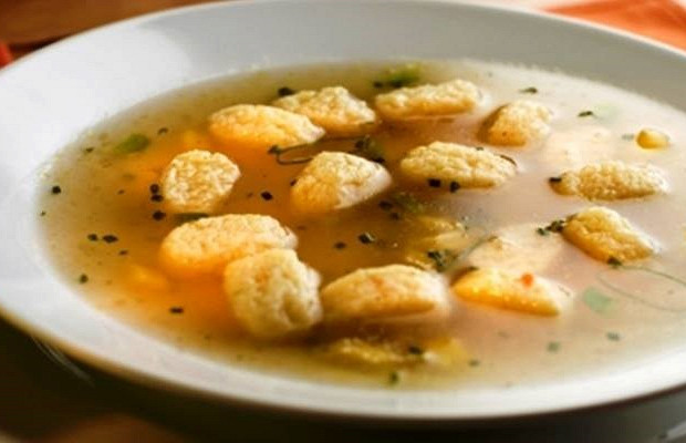 Капустный суп с галушками