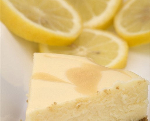 Лимонный творожный торт