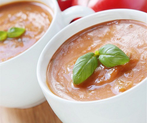 Суп из жареных помидоров