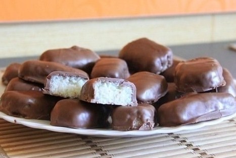 Сливочные баунти в молочном шоколаде