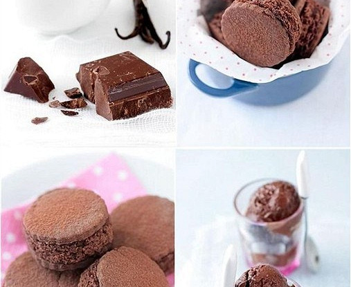 Шоколадное печенье с вишней и фисташками
