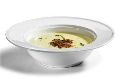 Крем-суп из индейки с трюфелями