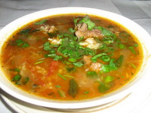 Суп из баранины с тархуном по-армянски