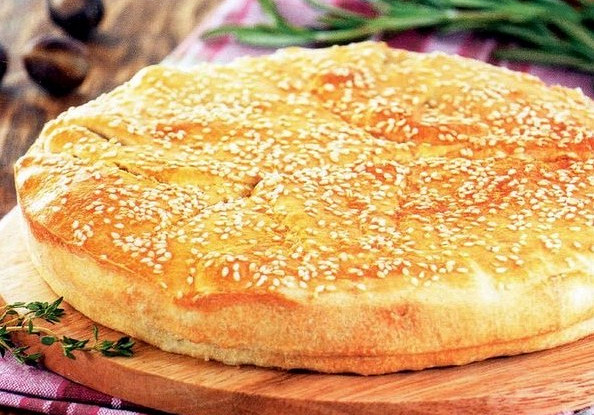 Греческий пирог с рисом и картофелем (Пататопита)