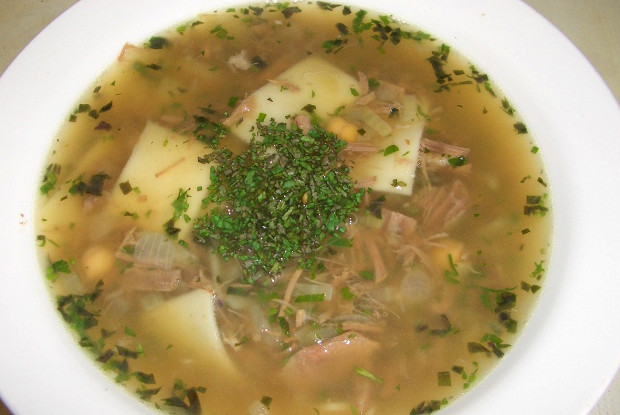 Суп из баранины (Сулу-хингал)