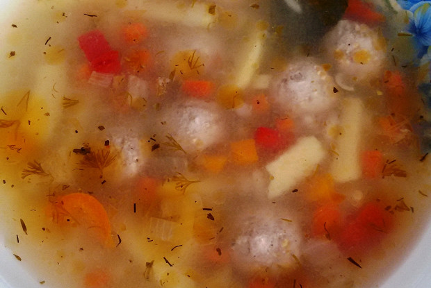 Суп с фрикадельками по-питерски