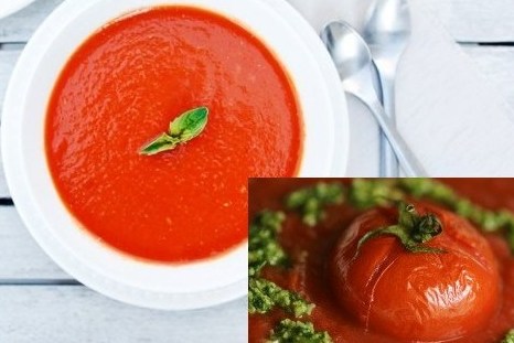 Суп-пюре томатный (La sopa-puré el Tomate)