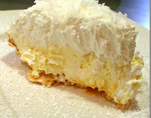 Кокосовый пирог с кремом