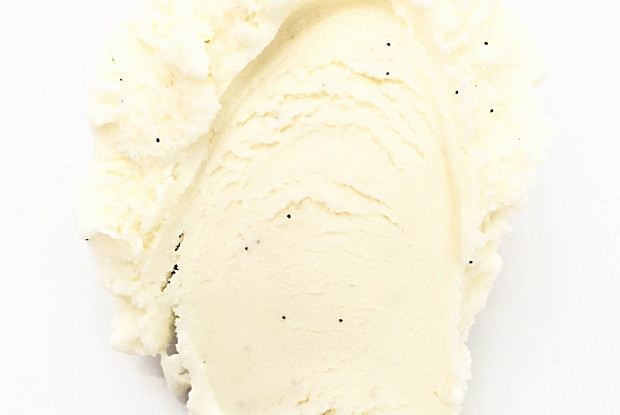 Сливочное мороженое с ванилью, ромашкой и бадьяном