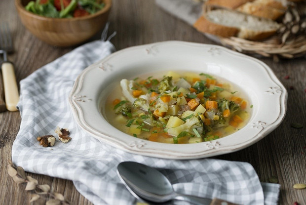 Фитнес-суп овощной в мультиварке