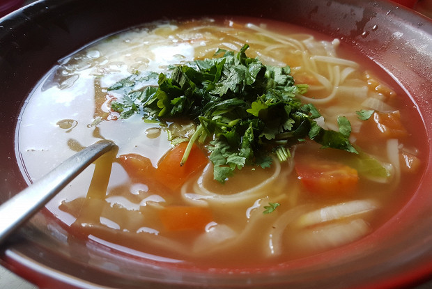 Вариативный овощной суп по азиатским мотивам