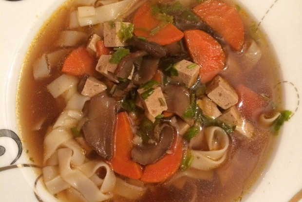 Суп с тофу по-азиатски