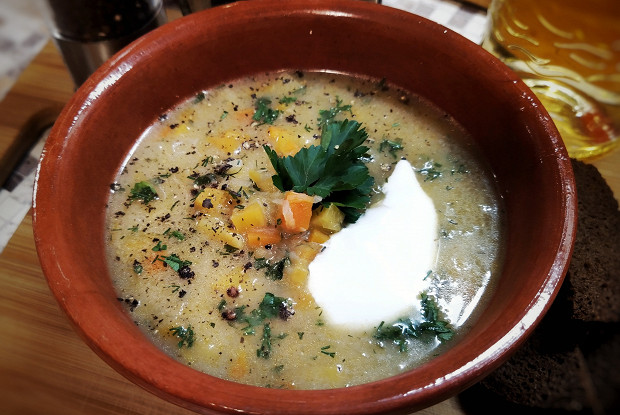 Огуречный суп по-польски