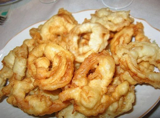 Кальмары в кляре