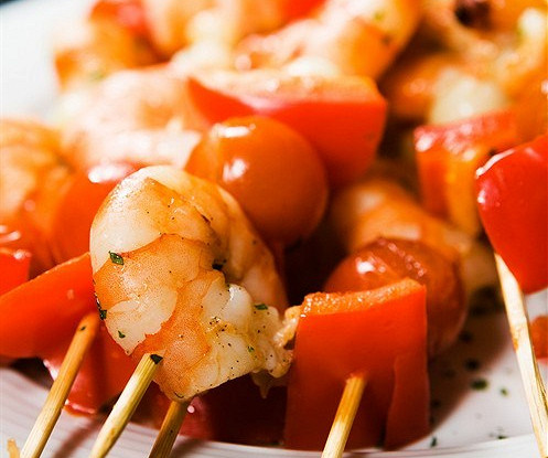 Шашлык из морепродуктов