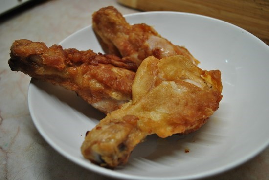 Куриные голени в пивном кляре