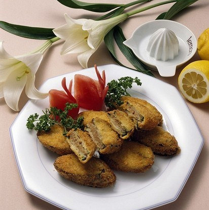Куриные зразы с грибной начинкой