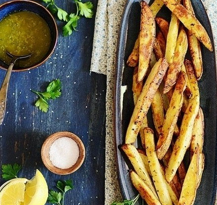 Запеченный картофель по-гречески