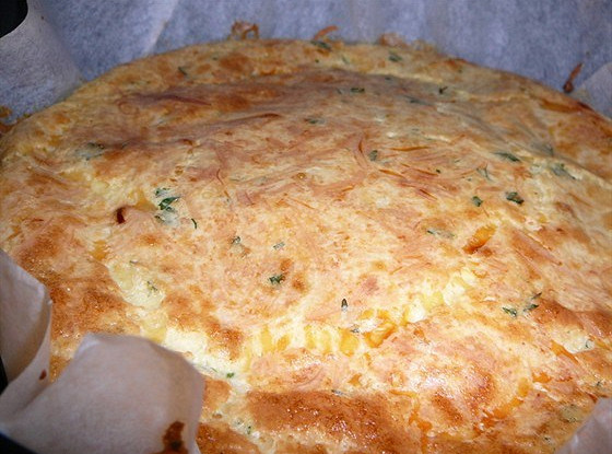 Сырный пирог-суфле