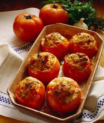 Фаршированные томаты (Tomatoes Stuffed A La Nicoise)