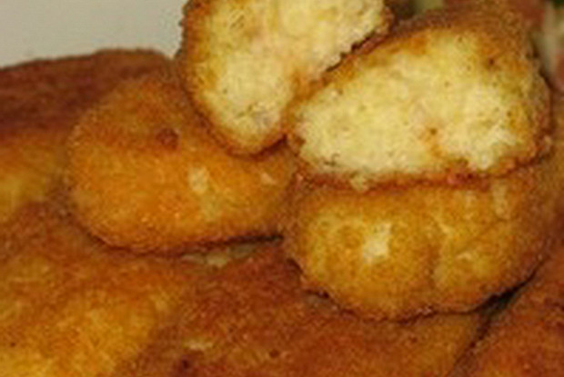 Жареные палочки из пшенной каши