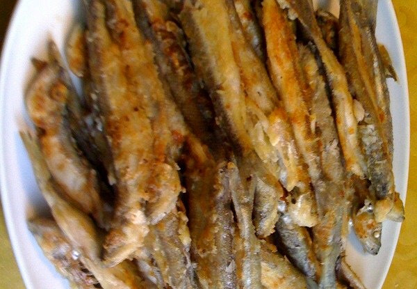 Жареная корюшка «Питерская весна»
