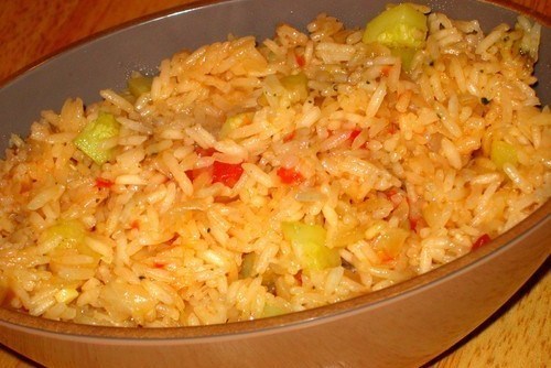 Рис с кабачками