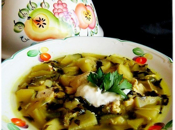 Суп карри с яблоками