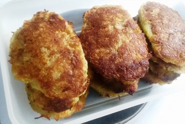 Картофельные драники с мясным фаршем