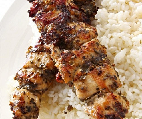 Зате — мясо, жаренное на вертеле