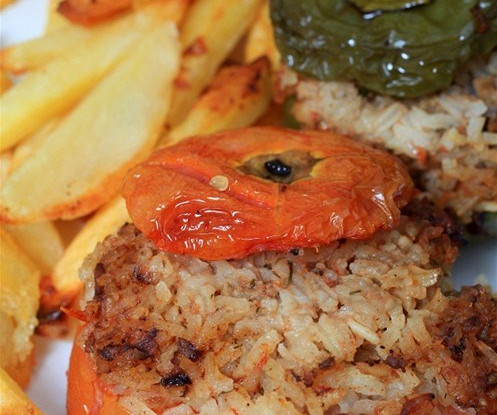 Помидоры, фаршированные мясом