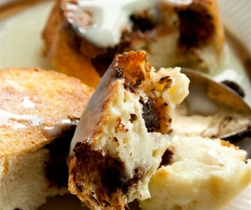 Запеченные сырники с шоколадными каплями