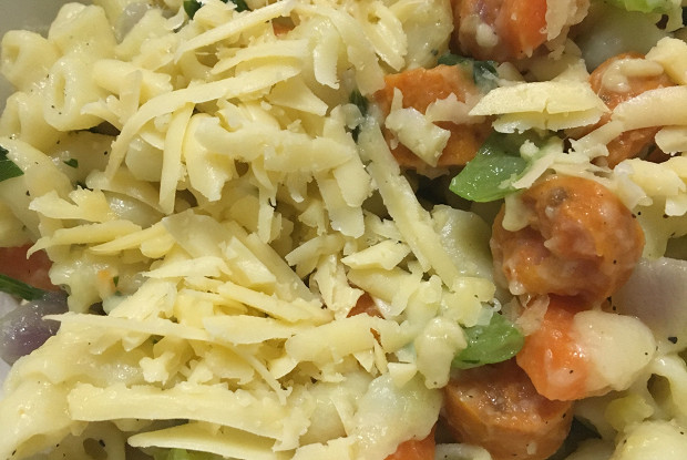 Пенне с овощным соусом