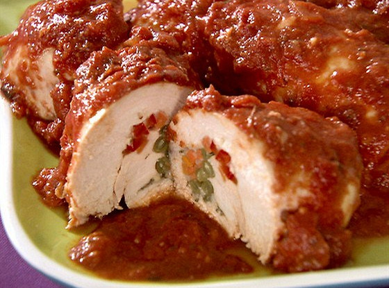 Куриные рулеты в дижонской горчицей