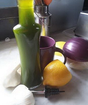 Оливковое масло с зеленью