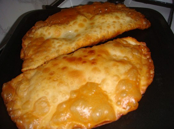 Чебуреки с зеленью