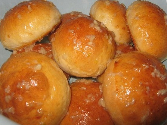 Пампушки с чесноком