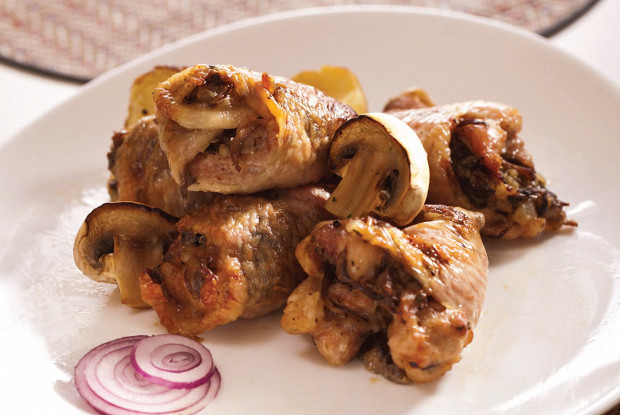 Фаршированная куриная шея — гефилте гелзеле