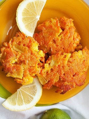 Морковные котлеты с яблоками