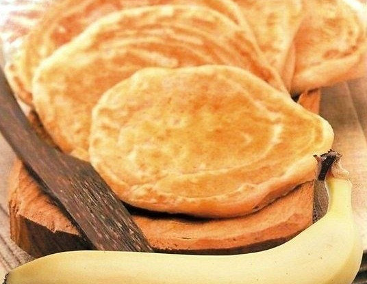 Банановые оладьи с овсянкой