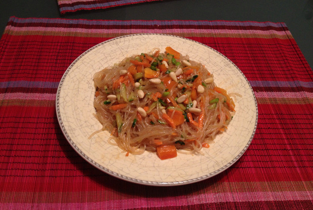 Фунчоза с овощами