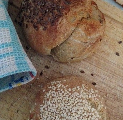 Цельнозерновые булочки