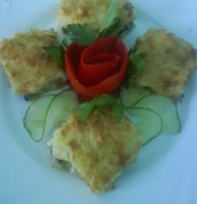 Картофельная запеканка с овощами