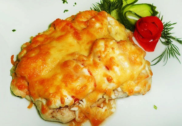 Курица с корейской морковью
