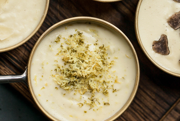 Картофельное пюре с лимоном и лаймом