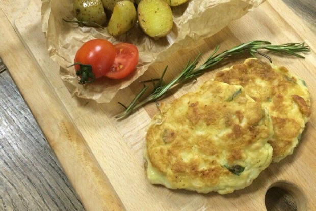 Куриные котлеты с имбирем и мини-картофелем